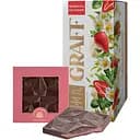 Набір: чай зелений Graff Sparkling Strawberry з ароматом полуниці та базиліка 20 шт. x 1.5 г + шоколад Львівська Майстерня Шоколаду чорний з вишнею 74 г