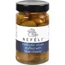Оливки Nefeli Халкидики зеленые фаршированные голубым сыром в рассоле 300 г