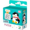 Пазл DoDo 2 в 1 Пінгвінчик, 16 елементів (300122)
