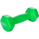 Гантель для фітнесу Bambi M 0289-GR з вініловим покриттям 1 кг зелений