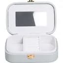 Скринька-органайзер для прикрас Yiwu з накидним замком 15x10x5 см оливкова HP-5-33TU