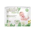 Підгузки дитячі Giggles Natural 2 (3-6 кг), 40 шт.