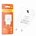 Зарядний пристрій Borofone BA72A USB 3.0 18W підтримка Quick Charge 3.0 білий