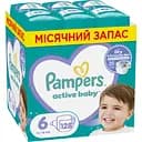 Набір підгузків Pampers Active Baby 6 (13-18 кг), набір 128 шт.