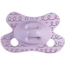 Пустушка силіконова Difrax Natural Newborn 0+ міс. Lilac curls (113 Lilac_curls)