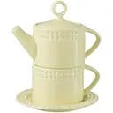 Заварочный чайник J-line с чашкой 300 мл нежно желтый (34656)