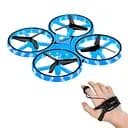 Интерактивный детский дрон UFT HandCopter Blue с управлением рукой и яркой подсветкой