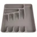 Лоток столовий Keeeper 40х37х4.5 см сірий (0163.4)