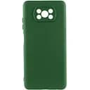 Чохол TPU GETMAN Liquid Silk Full Camera для Xiaomi Poco X3 NFC / Poco X3 Pro Зелений / Dark green