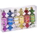 Набір ялинкових іграшок Bambi Цукерки 6 шт. (S21-38)