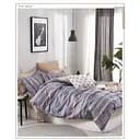 Комплект постільної білизни Home Line Енгельс бязь преміум сімейний фіолетовий з бежевим (148930)
