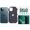 Захисна плівка гідрогелева SKLO Back тил+грани без углов+лого Carbon для Apple iPhone 11 Pro Max 6.5 Чорний