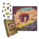 Дерев'яний фігурний пазл Світло Воскресіння, А3, Дерев'яна коробка 200 елементів