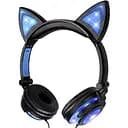 Наушники UFT BL108 Blue с кошачьими ушками и подсветкой