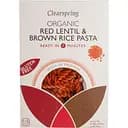 Макаронні вироби Clearspring Фузіллі із червоної сочевиці і коричневого рису, органічні 250 г