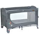 Манеж-ліжечко El Camino ME 1098 UNITY+ Gray 2 в 1 з пеленатором, колесами та аксесуарами