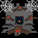 Картина по номерам Santi Майнкрафт. Пещера с пауками 25 x 25 см (955473)