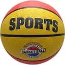 М'яч баскетбольний Bambi Extreme Motion розмір №7 520 г різнобарвний (BB1485(Brown-Yellow))