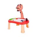 Детский проектор для рисования 050-40-3-2-1 со слайдами и музыкой красный