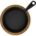 Сковорода Brizoll Horeca чугунная с ручкой и подставкой 18 см (H1830R-DK)