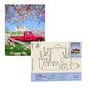 Набір для розпису по номерах "Червоний пікап" 40*50 см