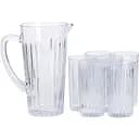 Набор Yiwu кувшин и 6 стаканов из толстого стекла, прозрачный Yiwu HP-19-5.