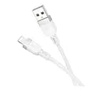 Кабель USB Hoco X109 Silicone Lightning 2.4 A 1 м для зарядки и синхронизации iPhone белый