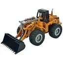 Бульдозер 26968-7 на радиоуправлении, 25,5 см, 1:16, свет, подвижные детали, резиновые колёса