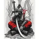 Набор для росписи Art Craft Казак с саблей 40х50 см