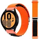 Ремешок для Xiaomi Amazfit Bip Bip Lite Bip U Bip 1S Bip 3 - оранжево-черный Watchbands NormalCloth Wave ширина крепления 20мм нейлоновый (W26-2WB30409530)