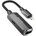 Адаптер Mcdodo 2 in 1 Convertor Lightning to USB-A 3.0 + Lightning CA-2690 Сірий