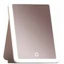 Зеркало для макияжа настольное с подсветкой Doco FMO01 Travel Flip Version белое