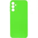 Чохол TPU GETMAN Liquid Silk Full Camera для Samsung Galaxy A24 4G Салатовий / Neon Green