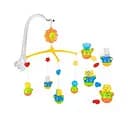 Музыкальная карусель 6388 для детской кроватки заводной механизм разноцветный