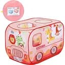 Детская палатка Intex MR 1260-1 с ярким дизайном сафари - автобус с животными (110x70x70 см)