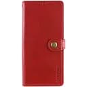 Кожаный чехол-книга GETMAN Gallant (PU) для Motorola Moto G85 Красный