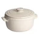 Кастрюля порційна Emile Henry Solo молочна 17 см 550 мл (098407)