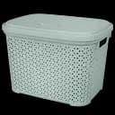 Кошик Diomedea з кришкою 44.5x33.6x31 см 30 л світло-фісташковий (К14-374) 