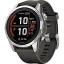 Смарт-годинник Garmin Fenix 7S Pro Solar Edition Silver with Graphite Band (010-02776-00) [90552]