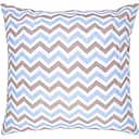 Наволочка Home Line Зиг заг бязь 70х70 см голубовато-коричневая (175856)