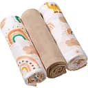 Пелушки муслиновые хлопковые BabyOno кремовые 70х70 см 3 шт. (348/08)