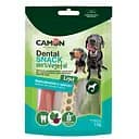 Ласощі для собак Camon Dental Snak Mix кісточки з солодкої картоплі зі смаком буряка шпинату 110 г