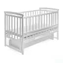 Детская кроватка-трансформер DS-1011 с маятниковым механизмом, без ящика белый