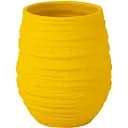 Кашпо J-Line желтого цвета 19х23 см. (43008)