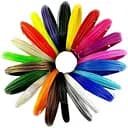 Эко пластик PLA для 3D ручек 200 метров 20 цветов + подарок светящийся в темноте