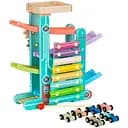 Ігровий набір Ecotoys Дерев'яний спуск із ксилофоном (ME115)