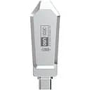 Флешка двойная металлическая XO U50 128 GB USB 3.0 + Type C