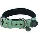 Ошейник для собак Trixie CityStyle экстраширокий хлопок M 35-42x2.5 см светло-зеленый