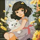 Алмазная мозаика Ideyka В теплых объятиях 30х30см (AMO7901)