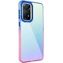 Чехол TPU+PC Fresh sip series для Xiaomi Redmi Note 11 Pro 4G/5G / 12 Pro 4G Розовый / Синий